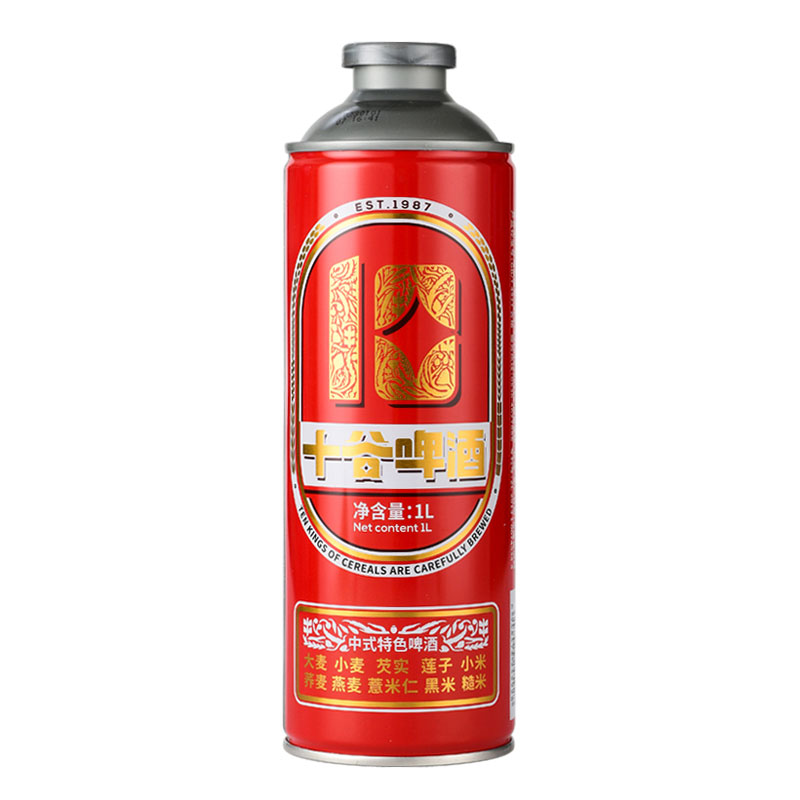 十谷啤酒福祿罐新品1L桶